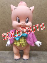 ct-110822-06 Porky Pig / R.DAKIN 70's figure "Pink jacket"