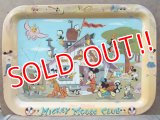 Mickey Mosue Club / 60's Tin tray Mickey Mosue Club / 60's Tin tray