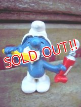 ct-120131-51 Smurf / 70's PVC "Toothbrush" #20064