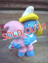 ct-120203-17 Smurf / PVC "Smurfette & Baby Smurf" #20192