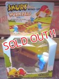 ct-110208-04 Smurf / 80's Wind Up "WORK PALS" BOX