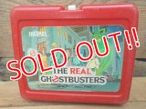 ct-120717-06 The Real Gohst Busters / 80's Plastic Lunchbox & Thermos