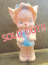 t-121023-03 Sun Rubber / Ruth E Newton 50's Cat squeaky doll