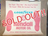 dp-120705-34 Good Year × Kendall / 60's-70's Paper Floor Mat