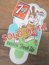 ap-120918-01 7up / EASTER "Fresh Up" 50's Paper Bottle Topper