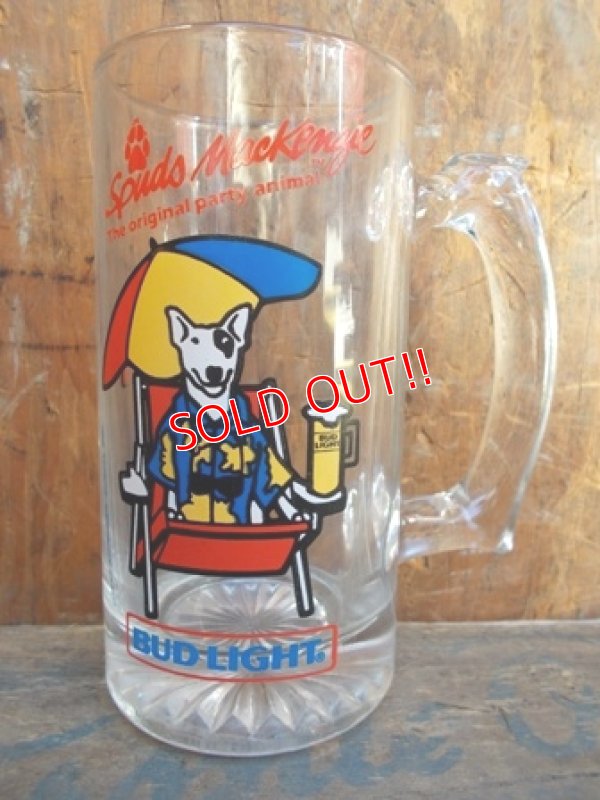 画像1: gs-130312-01 BUD LIGHT / Spuds Mackenzie 80's Beer Mug