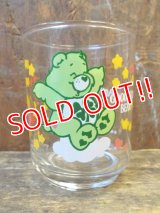 gs-130205-04 Care Bears / 1986 Mini Glass "Good Luck Bear"