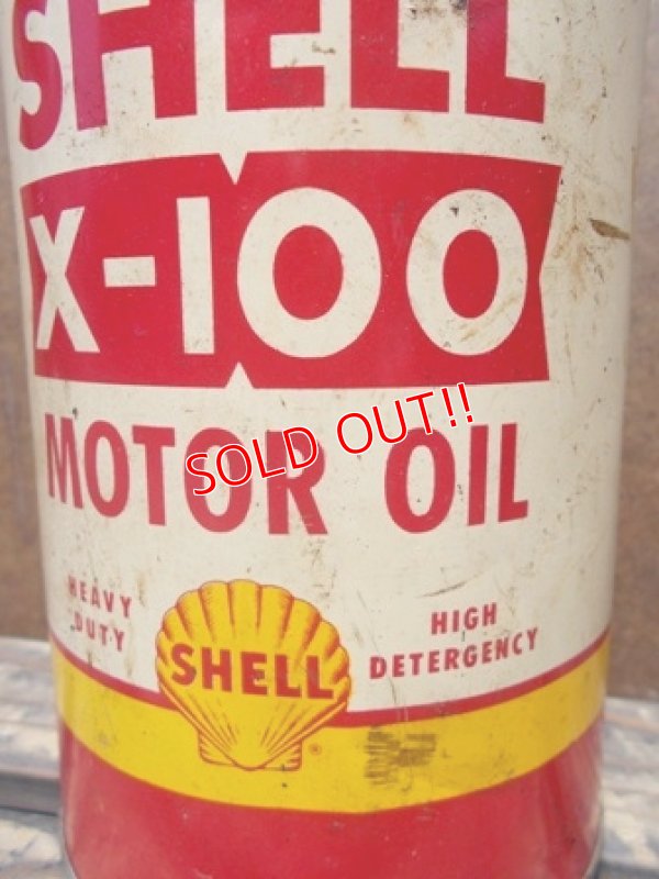 画像2: dp-130508-05 Shell / Vintage Motor Oil Can