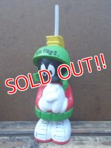 ct-130512-09 Marvin the Martian / 90's Six Flags Plastic Bottle