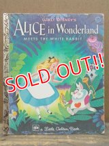 bk-130508-01 ALICE in Wanderland / 70's Little Golden Book