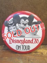 pb-100626-01 Disneyland '86 On Tour Pinback