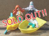 ct-130709-02 Little Mermaid / Mcdonald's 1989 Happy meal set