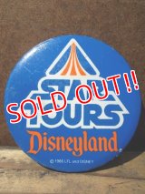 pb-707-01 Disneyland  / STAR TOURS 80's Pinback