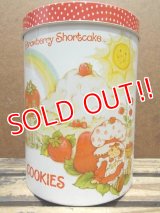 ct-130716-23 Strawberry Shortcake / 80's Tin Canister (M)