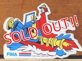 ad-821-21 The Rescuers × FINA / 70's-80's Sticker (A)