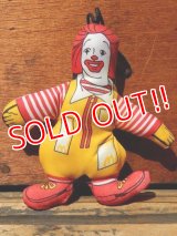 ct-130901-01 Ronald McDonald / 80's mini cloth doll