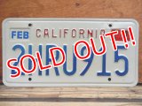 dp-130801-13 80's License plate "CALIFORNIA" 