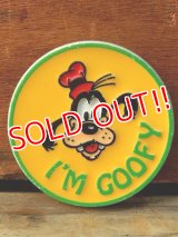 pb-909-13 Goofy / 70's Plastic Pinback