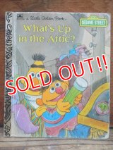 bk-130607-05 Sesame Street What's Up in the Attic? / 80's Little Golden Books