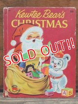 bk-130508-03 Kewtee Bear's CHRISTMAS / 50's Book