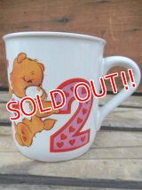 ct-120710-03 Care Bears / 80's Ceramic Mug "Tender Heart Bear"