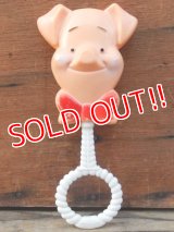 ct-101124-75 Piglet / Sears 70's Baby Rattle