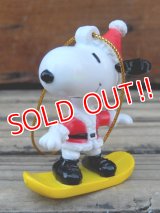 ct-131122-94 Snoopy / Whitman's 2000's PVC Ornament "Snowboard "