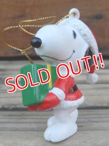 ct-131122-99 Snoopy / Whitman's 90's PVC Ornament "Santa"