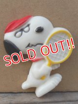 ct-131201-32 Snoopy / 70's Magnet "Tennis"