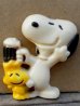 画像1: ct-131201-47 Snoopy & Woodstock / 70's Magnet "Cheers!" (1)