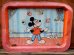 画像1: ct-100626-50 Mickey Mouse / 70's Kid's Tin Table (1)