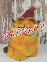 ct-140211-72 Garfield / R.DAKIN 80's mini Plush Doll "Santa" 