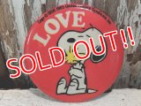 ct-140211-07 Snoopy / 70's Pinback "LOVE"