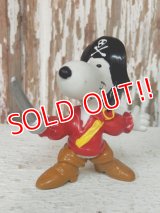 ct-140218-12 Snoopy / Schleich 80's PVC "Pirate"