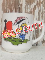 ct-140401-10 Smurf / 1984 Milk glass mug (France)