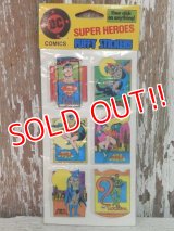 ct-140325-33 DC Comic / Super Heroes 80's Puffy Stickers (A) 