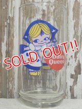 gs-140510-01 Dairy Queen / 70's "Little Miss Dairy Queen" Novelty Glass