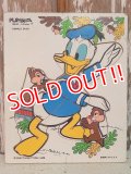 ct-140611-01 Donald Duck / Playskool 70's Wood Puzzle