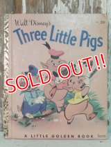 bk-140509-06 Three Little Pigs / 40's Picture Book