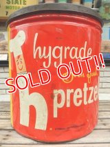 dp-140508-04 Hygrade Pretzels / Vintage Tin Can