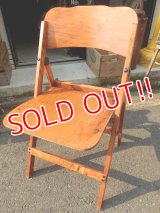 dp-140702-10 Vintage Wood Folding Chair