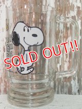 gs-140708-01 Snoopy / 70's Beer Mug "Too much root beer!"