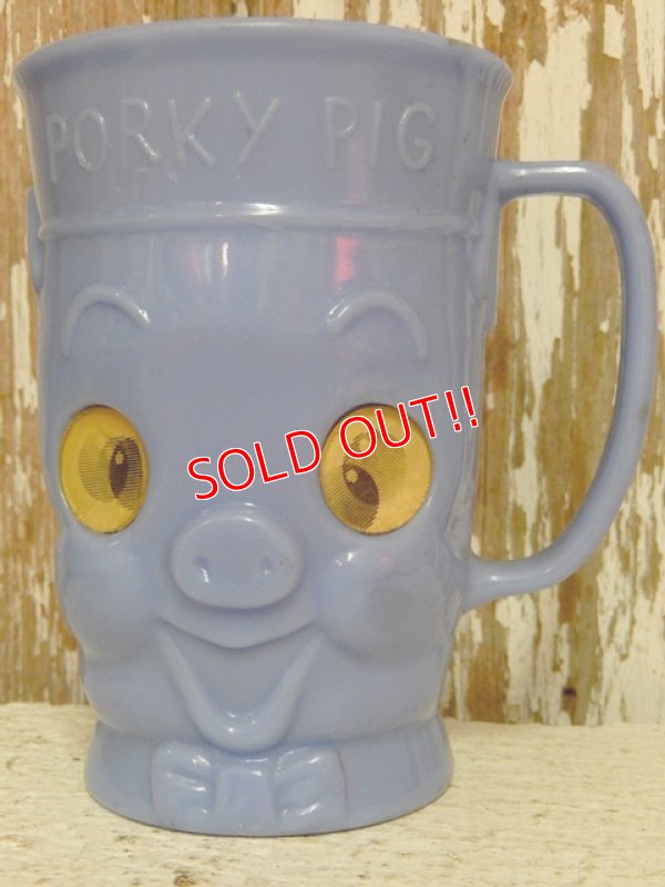 画像1: ct-140722-31 Porky Pig / Vintage Plastic Mug