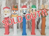 pz-130917-04 Christmas / 2000's PEZ Dispenser Set of 5