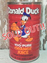 ct-140805-01 Donald Duck / 80's 100% Pure Orange Juice Can