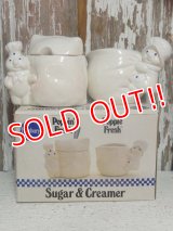 ct-140820-20 Pillsbury / Poppin Fresh & Poppie Fresh 80's Sugar & Creamer