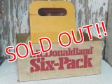 dp-140909-06 McDonald's / 70's Paper Glass Carrier (A)