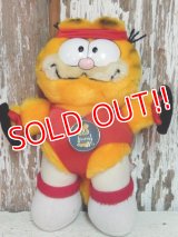 ct-140909-25 Garfield / R.DAKIN 80's Plush Doll "Aerobics"