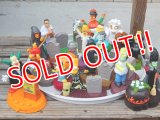 ct-141007-02 the Simpsons / Burger King 2001 Spooky Light-Ups Meal Toy Complete set