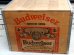 画像5: dp-141101-05 Budweiser / 70's Wood Box (5)